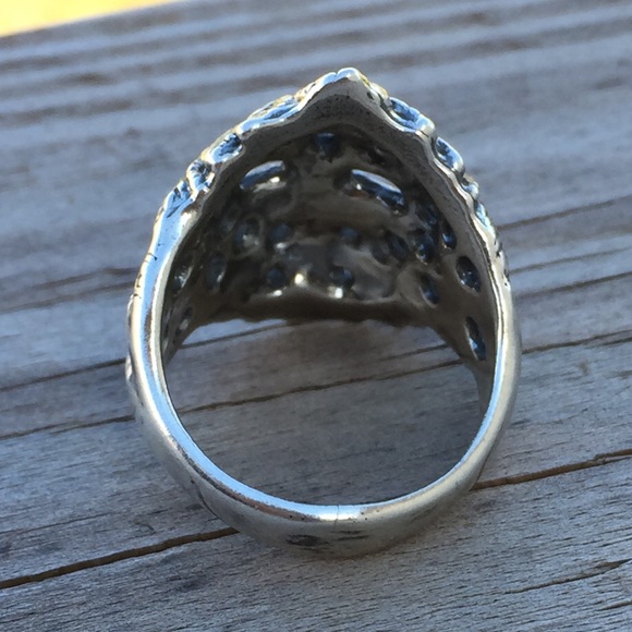 Green Man Ring .925 Sterling Silver Greenman made in USA - Picture 6 of 8